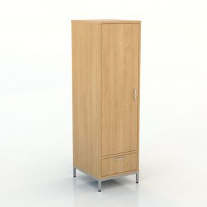 600-Series-1-Door-1-Drawer-Wardrobe
