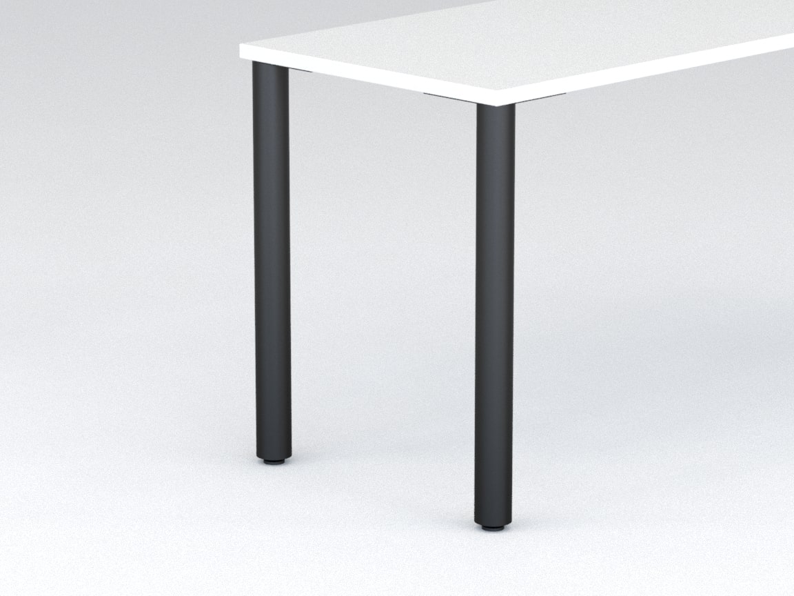 Black-Round-Post-Leg