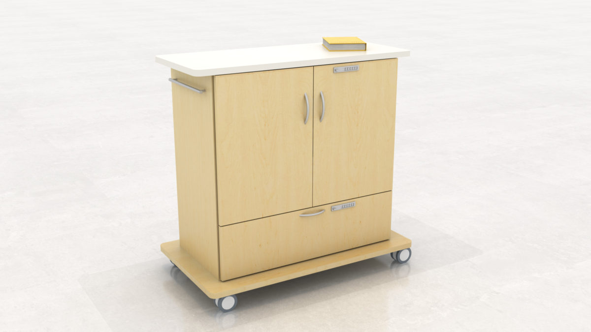 Custom-Secure-Medical-Cart-Intellicare-Furniture