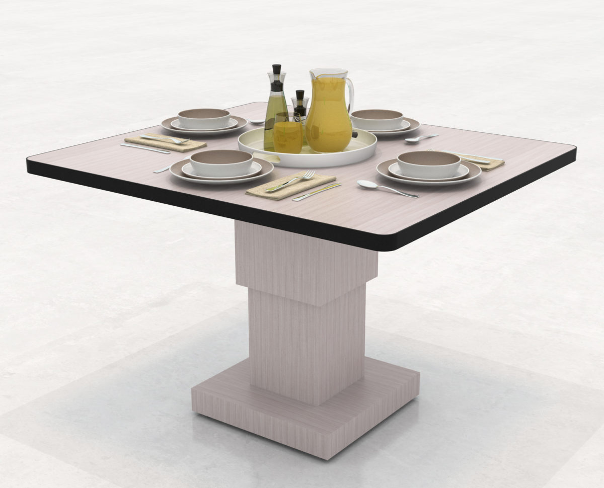 Laminate-Pedestal-Base-Dining-Table-Intellicare-Furniture-2