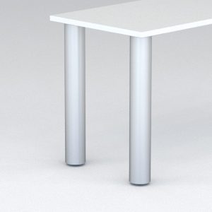 Silver-4-Inch-Round-Post-Leg