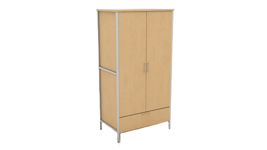 500 SERIES DOUBLE WARDROBE 2 DOOR 1 DRAWER