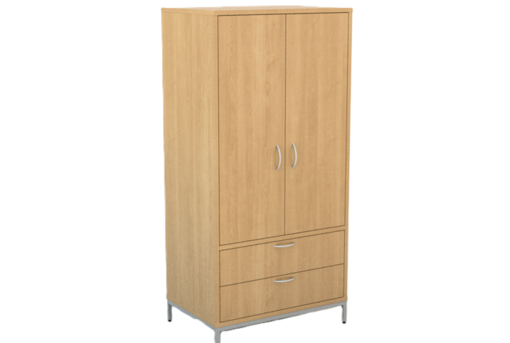 600 SERIES DOUBLE WARDROBE 2 DOOR 2 DRAWER