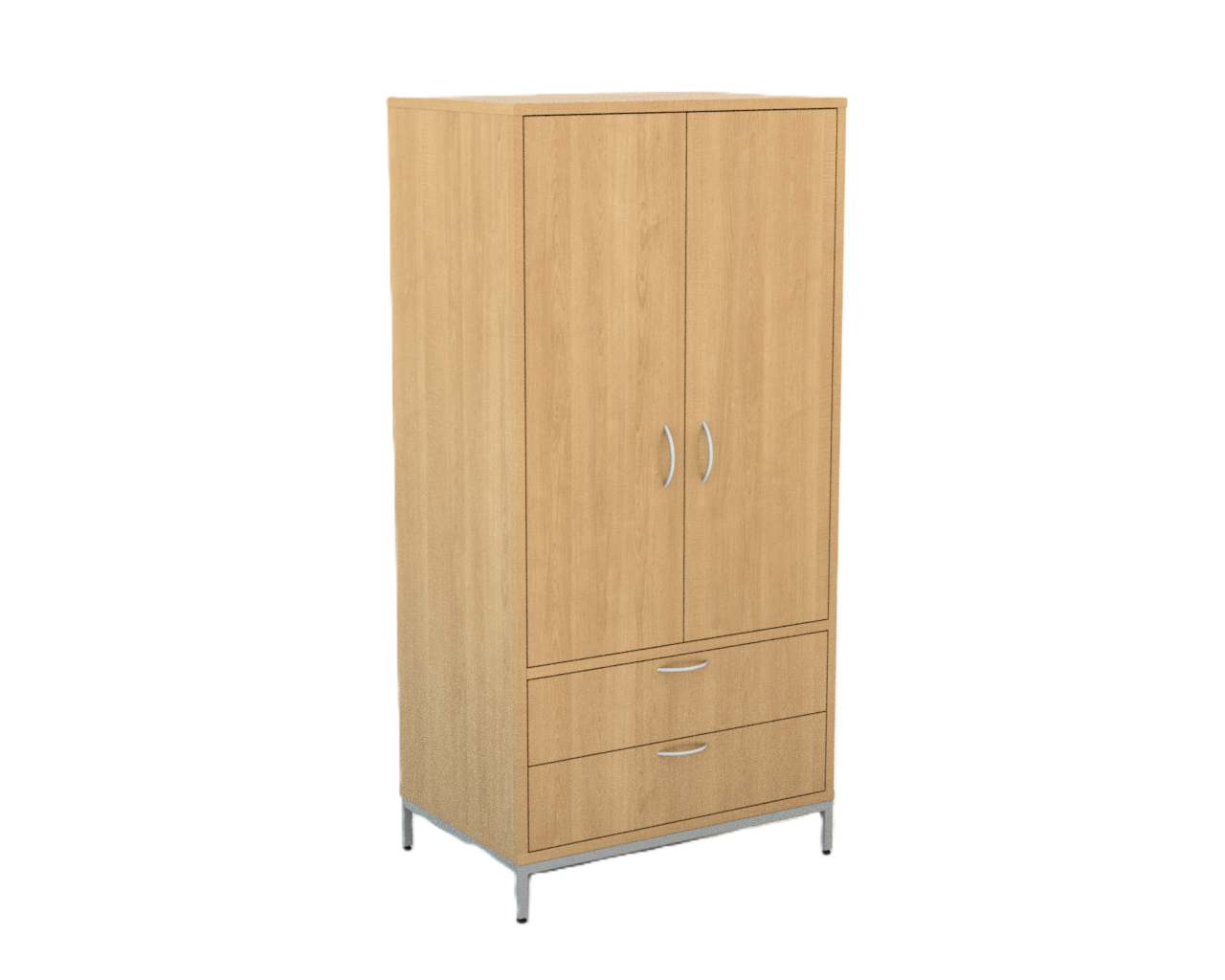 600 SERIES DOUBLE WARDROBE 2 DOOR 2 DRAWER