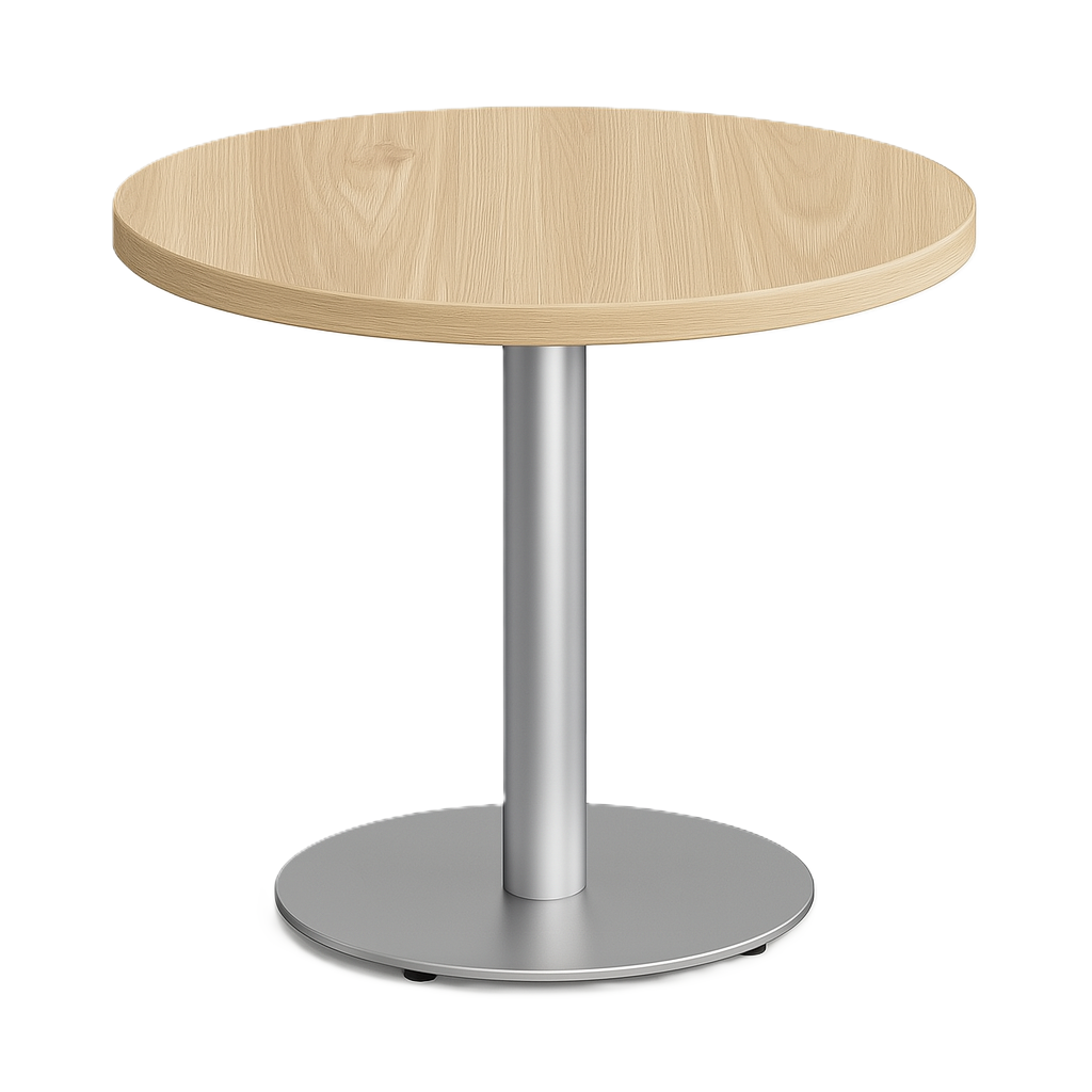 Round Top Disc Base Table